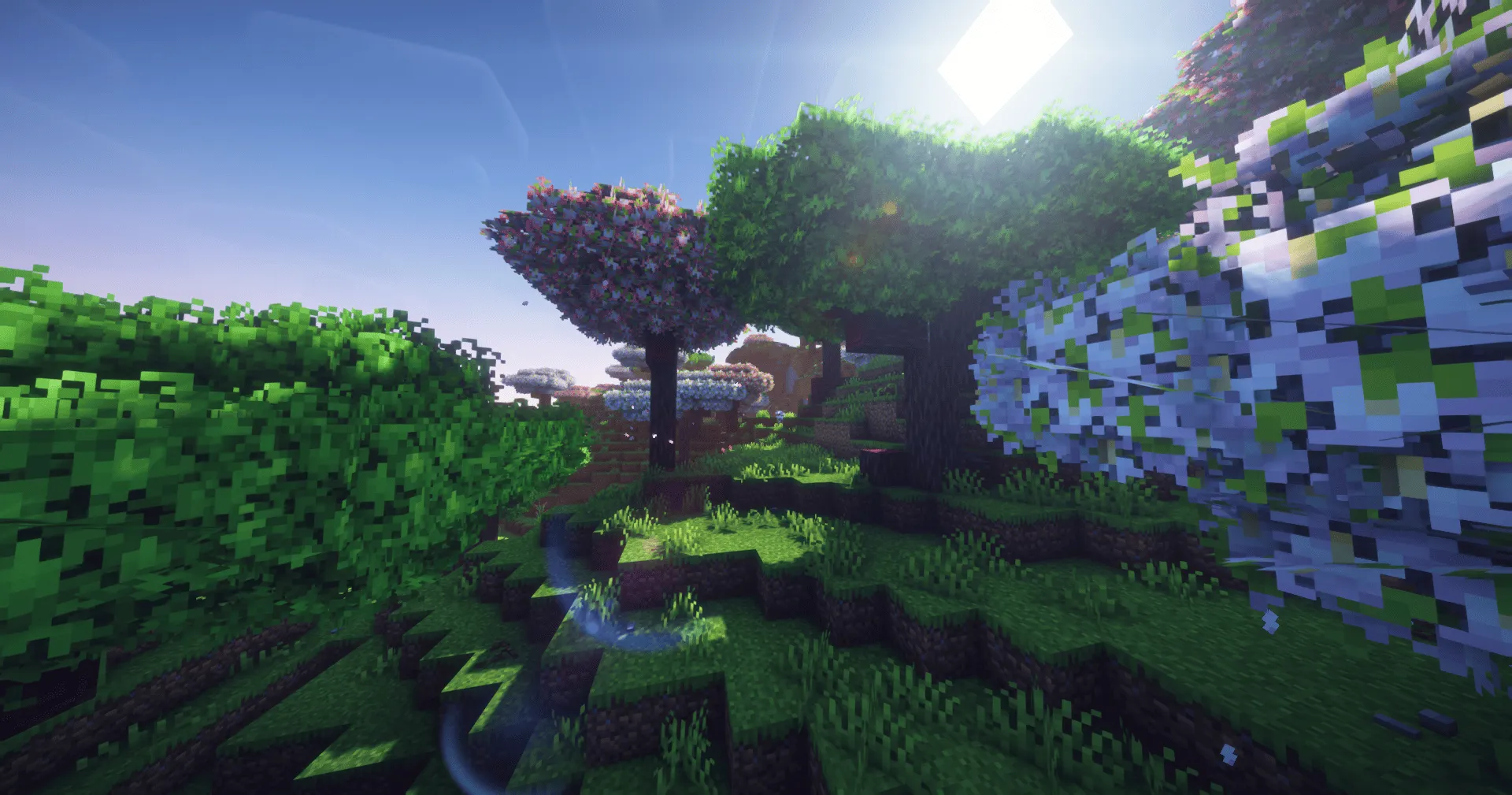 Js Leaves+ for Regions Unexplored — скриншот 1 (Текстуры, Minecraft)