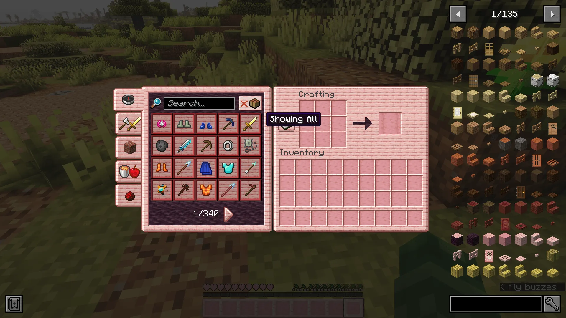 Cosmo's Comfy Cherry GUI Overhaul — скриншот 10 (Текстуры, Minecraft)