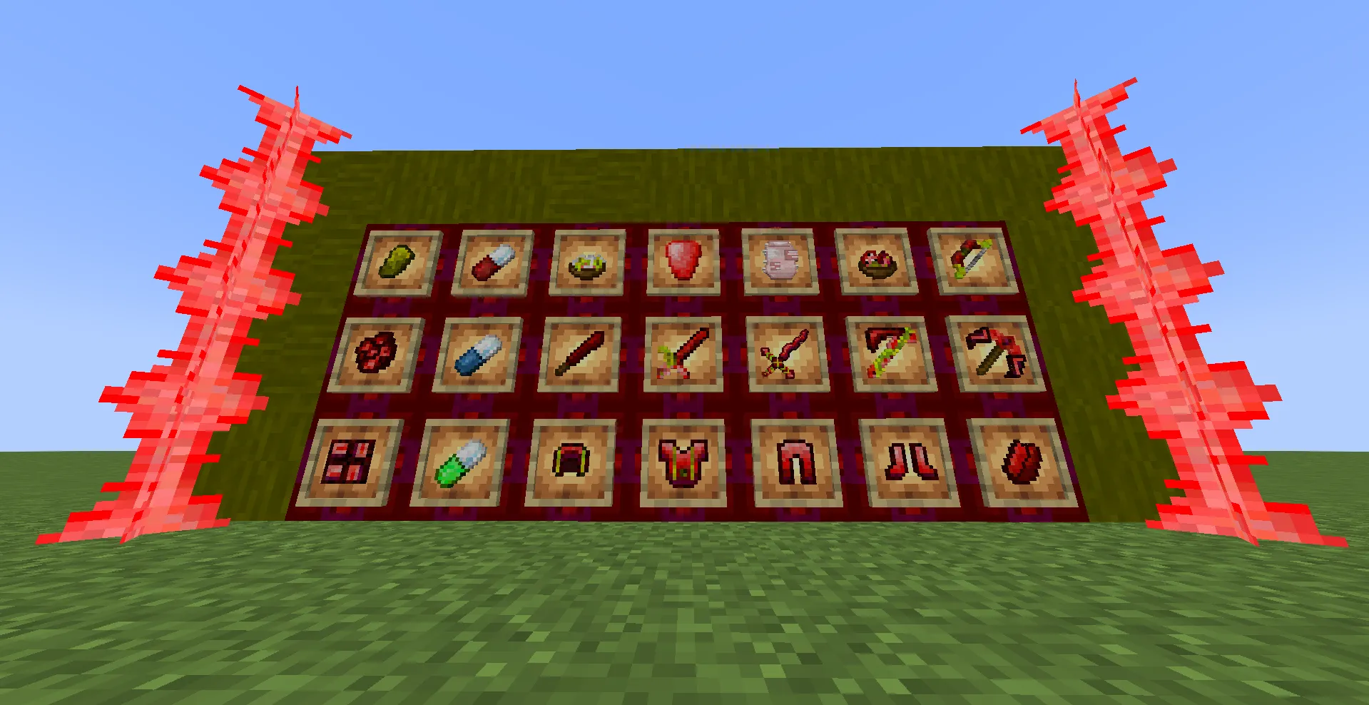 The Found Flesh Infection, Моды, Minecraft
