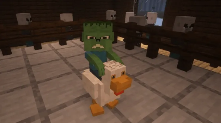 A Minecaft Movie Mobs, Текстуры, Minecraft