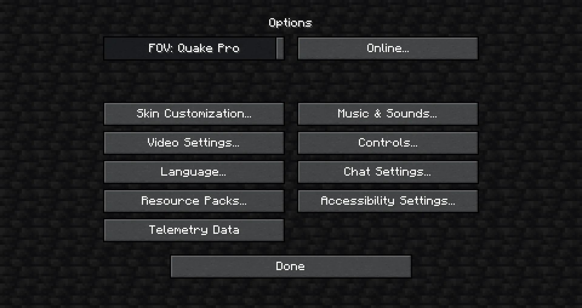 Shelves GUI Dark — скриншот 1 (Текстуры, Minecraft)