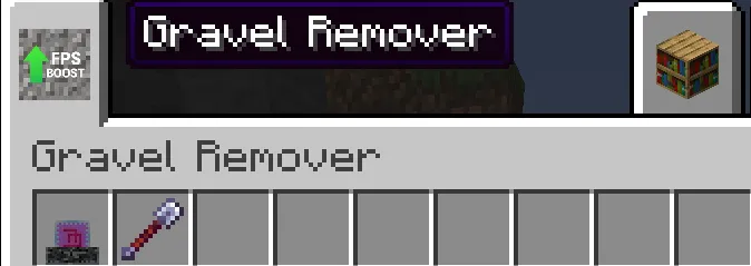 Falling Gravel Remover, Моды, Minecraft