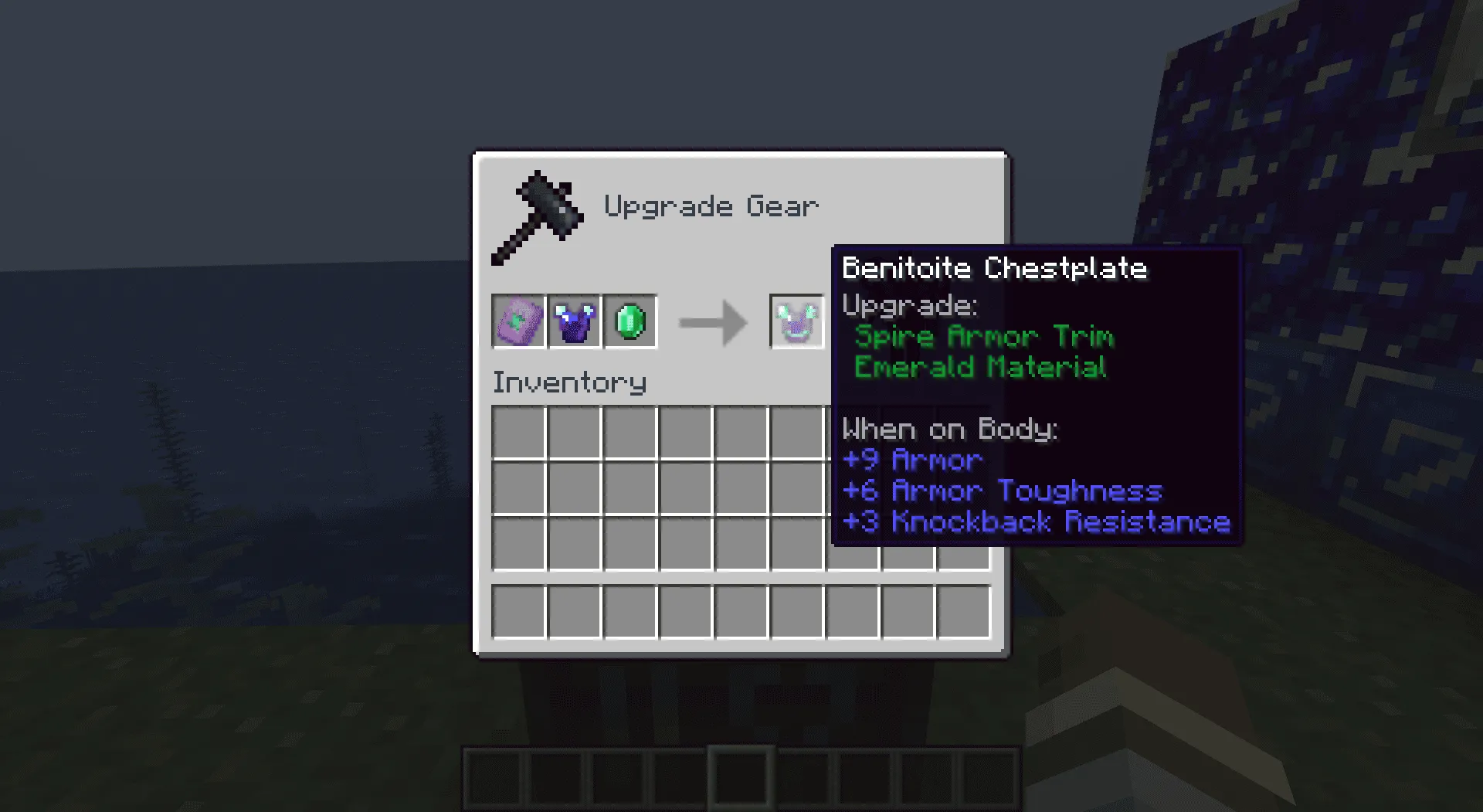 Benitoite Tools & Armor, Моды, Minecraft