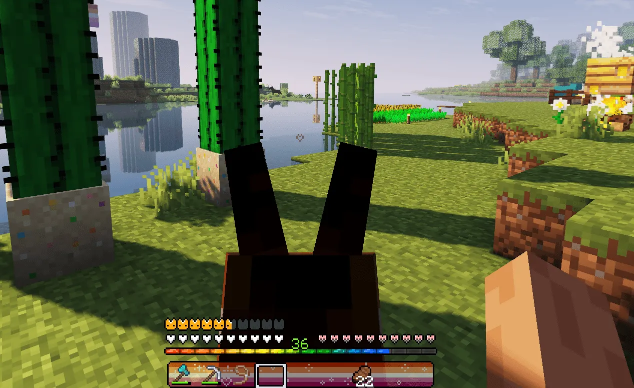 Tay's Lesbian Themed Hotbar — скриншот 1 (Текстуры, Minecraft)