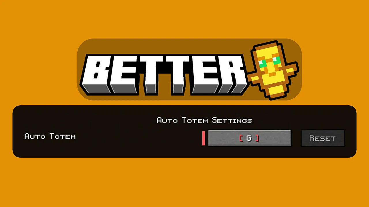 Better Auto Totem — скриншот 1 (Моды, Minecraft)