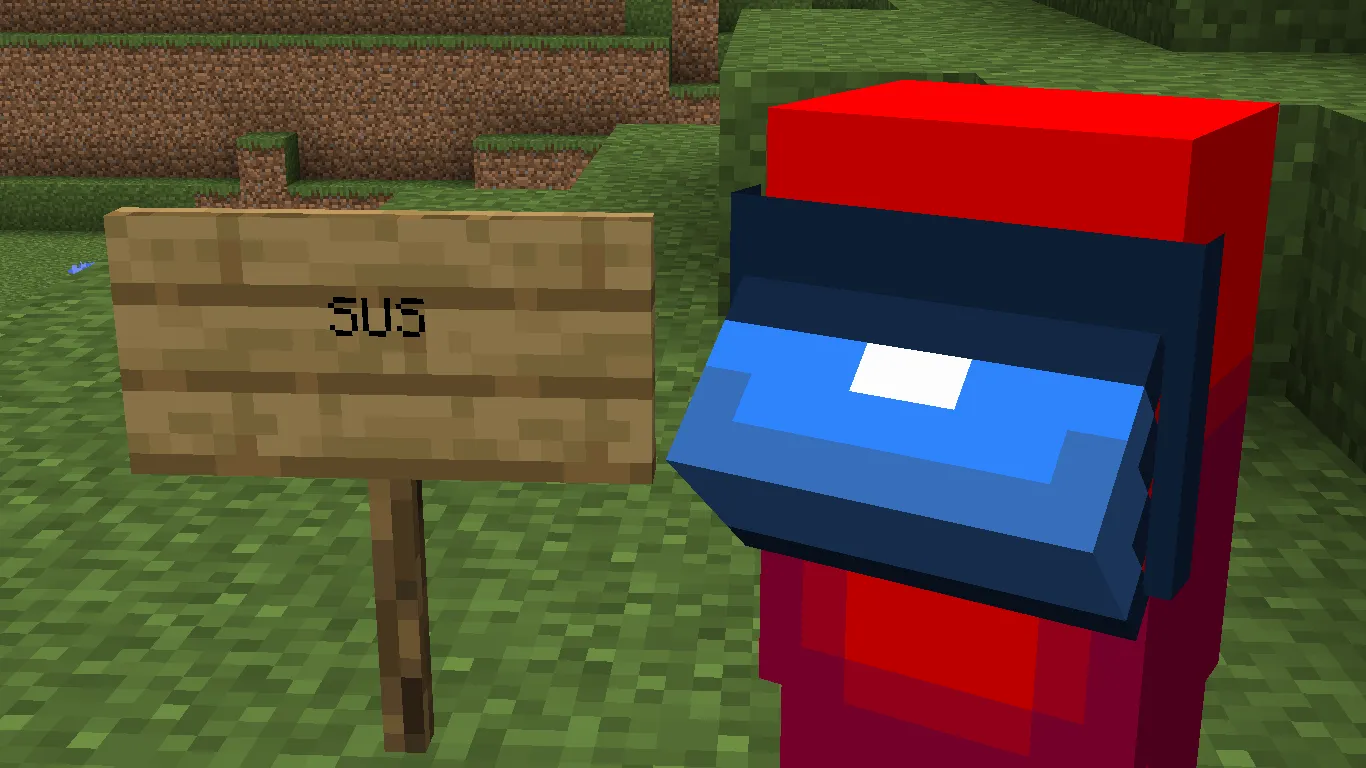 Among Us Villagers (No Optifine!) — скриншот 1 (Текстуры, Minecraft)