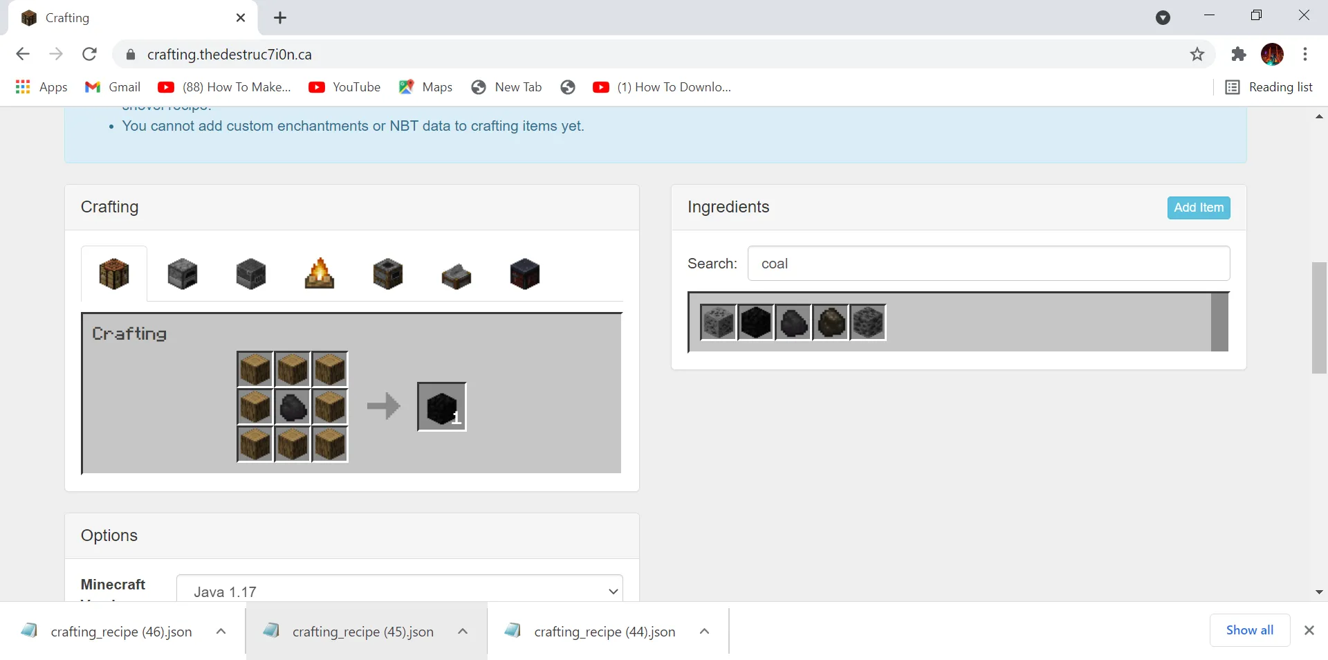 Combine And Upgrade Structures And Craftable Custom Tree, Моды, Minecraft