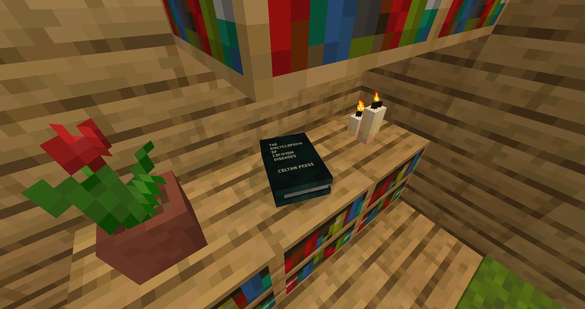 SCP-1025, Encyclopedia of Common Diseases, Моды, Minecraft