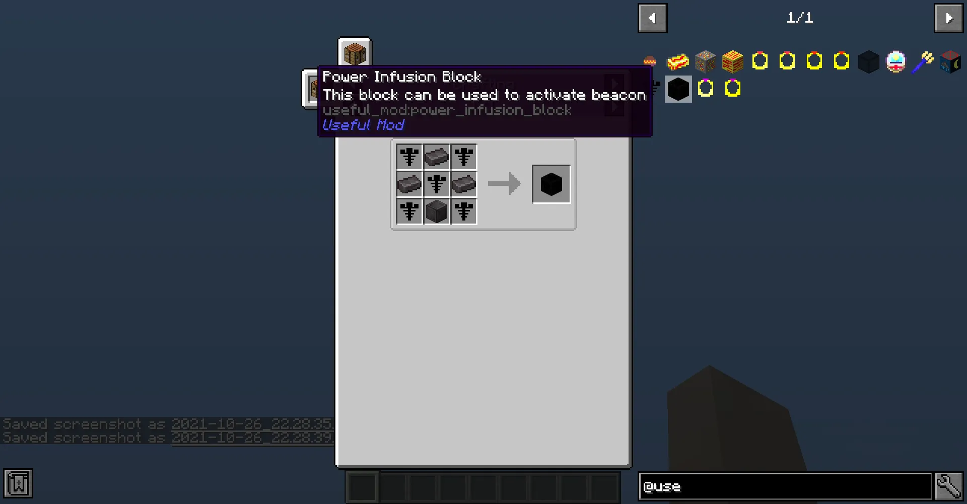 Useful_Mod, Моды, Minecraft