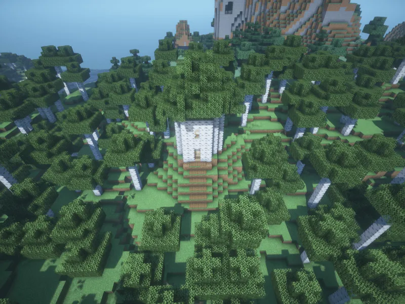 Birch Tree House — скриншот 1 (Карты, Minecraft)