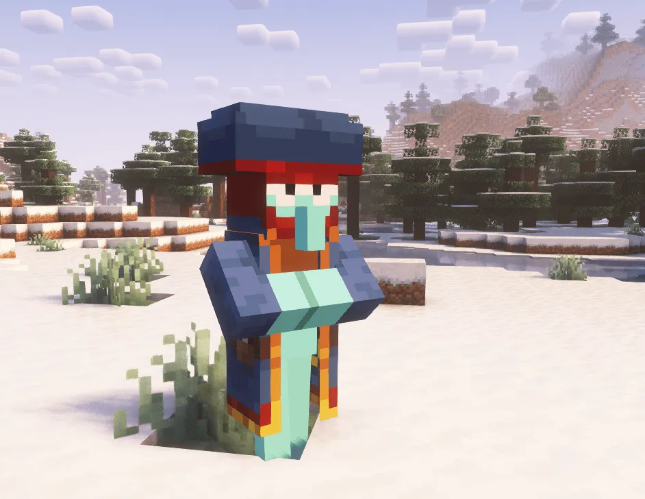 Wandering Squidward — скриншот 2 (Текстуры, Minecraft)