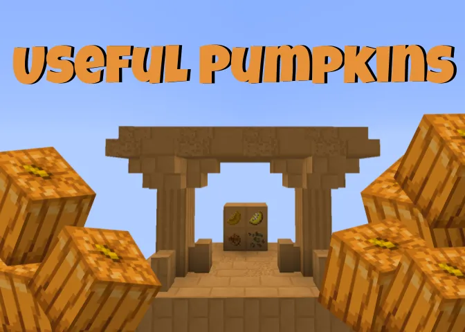 Useful Pumpkins — скриншот 1 (Моды, Minecraft)