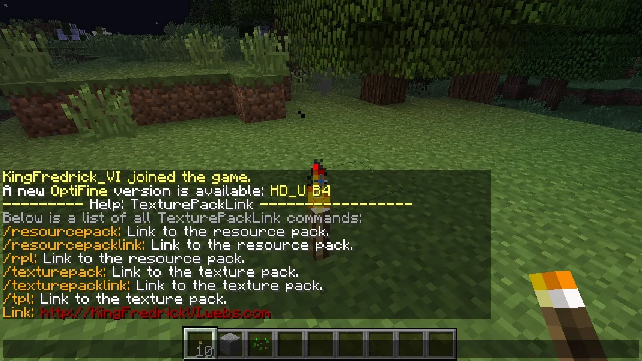 Texture Pack Link, Плагины, Minecraft