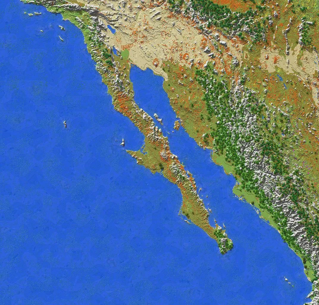 United States - Survival World, Карты, Minecraft