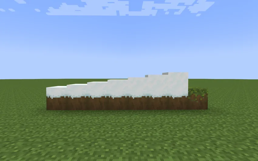 Snow and moss overhangs - Deep Origins Overlays — скриншот 1 (Текстуры, Minecraft)