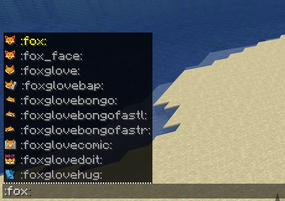 Foxglove Comics Emoji — скриншот 1 (Моды, Minecraft)