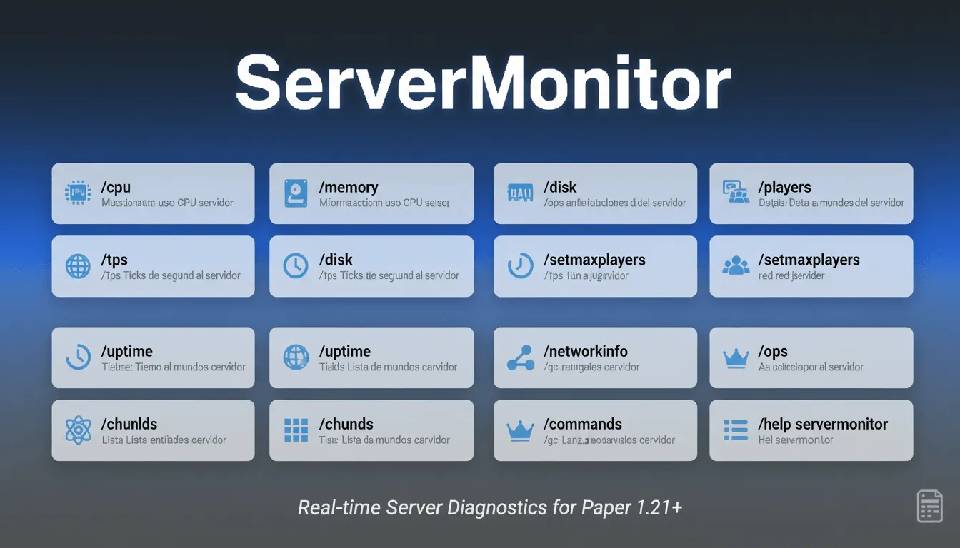 Minecraft Server Monitor — скриншот 1 (Плагины, Minecraft)