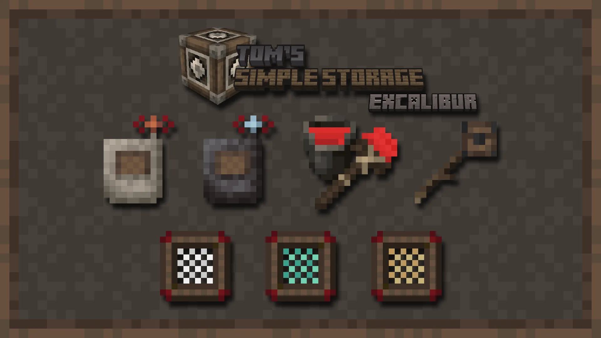 Excalibur | Tom's Simple Storage Support, Текстуры, Minecraft
