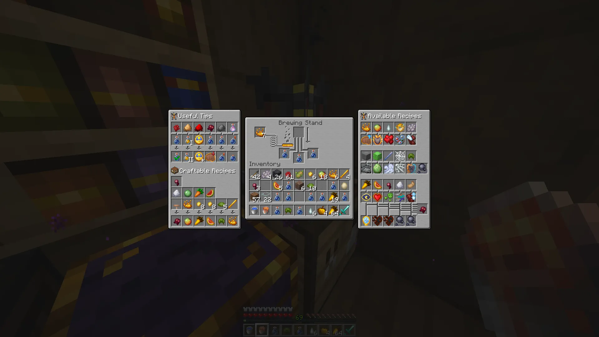 Potion Recipes: Pixels Reforged Edition!, Текстуры, Minecraft