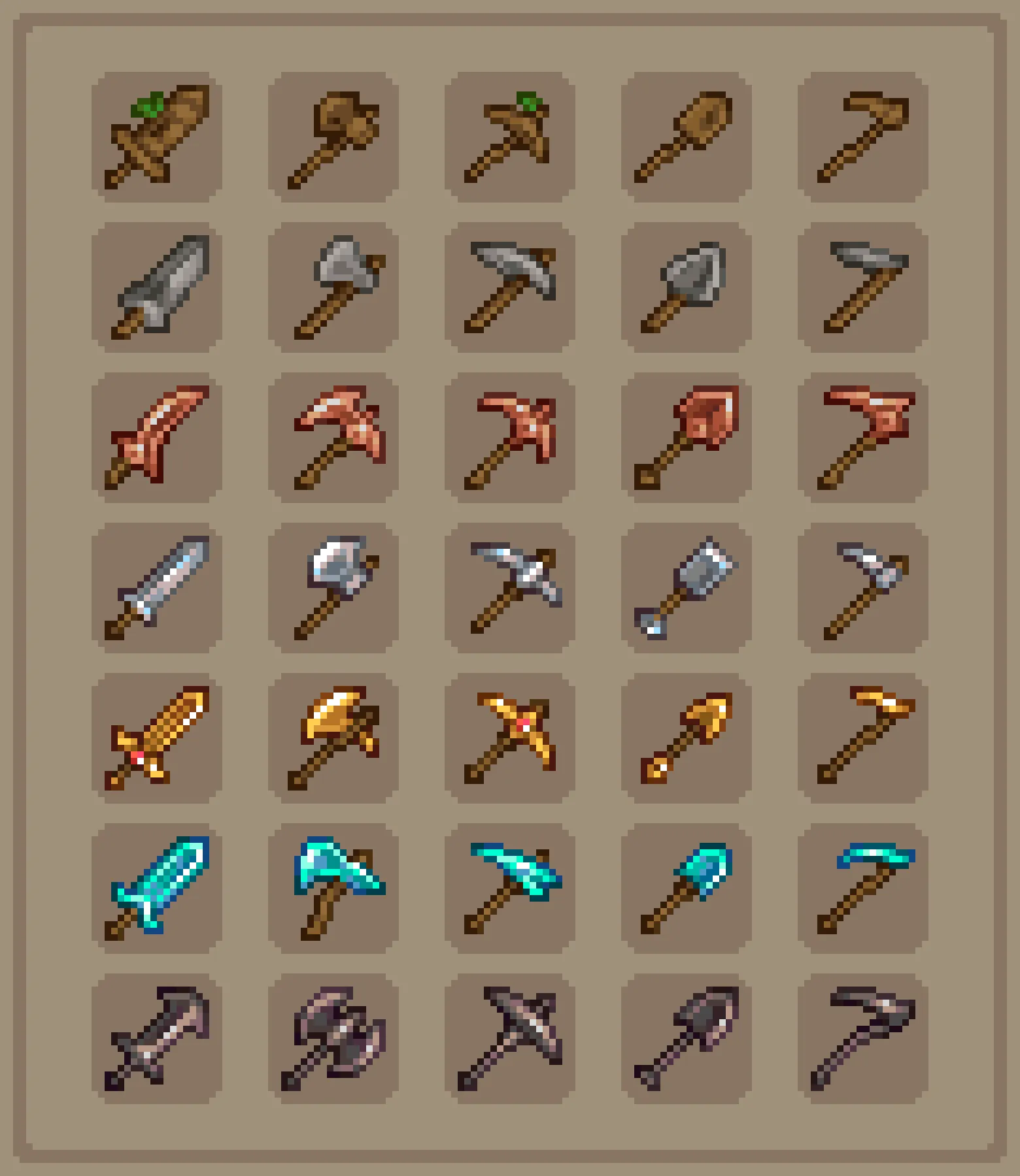 Rappenem's Reforge, Текстуры, Minecraft