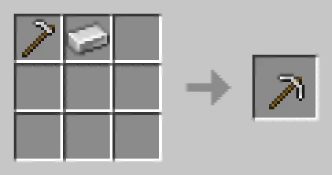 Hoe turns into a pickaxe, Моды, Minecraft
