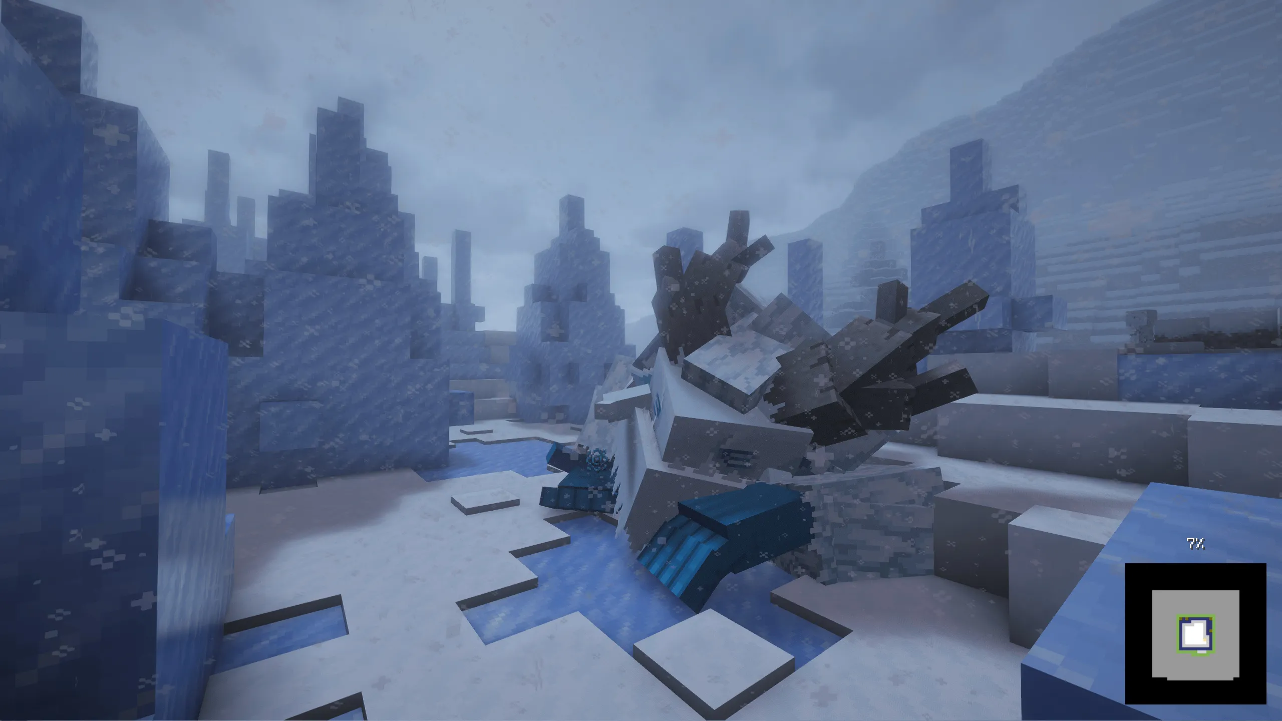 Loading Backgrounds - Christmas, Текстуры, Minecraft