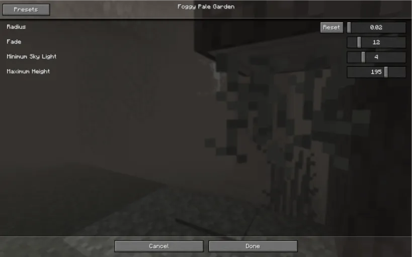 Foggy Pale Garden (FPG) x Polytone — скриншот 8 (Текстуры, Minecraft)