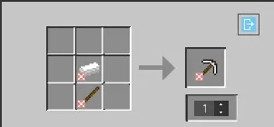 The 2x2 craftable tools recipe, Моды, Minecraft