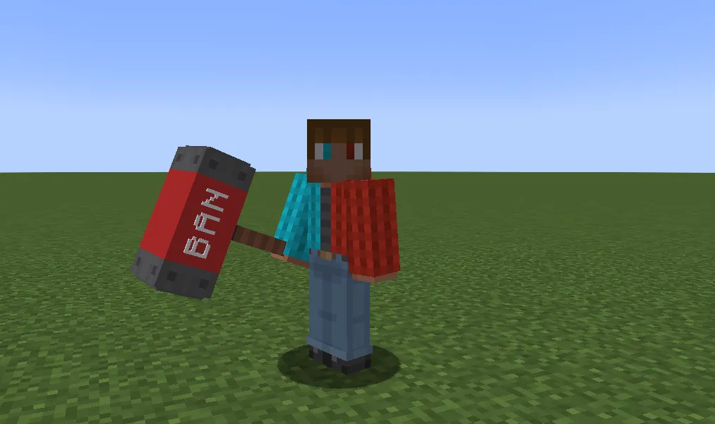 Ban Hammer Tool, Моды, Minecraft
