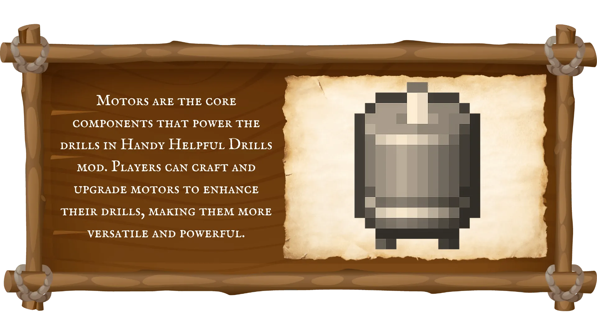 Handy Helpful Drills, Моды, Minecraft