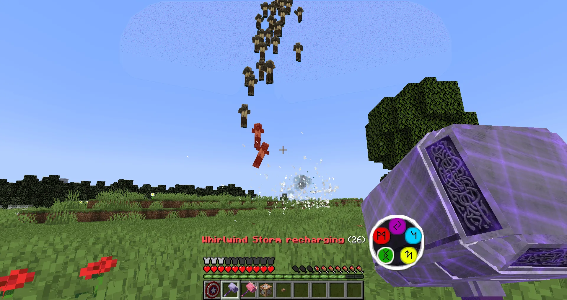 Mjolnir & Captain America's Shield, Дата-паки, Minecraft