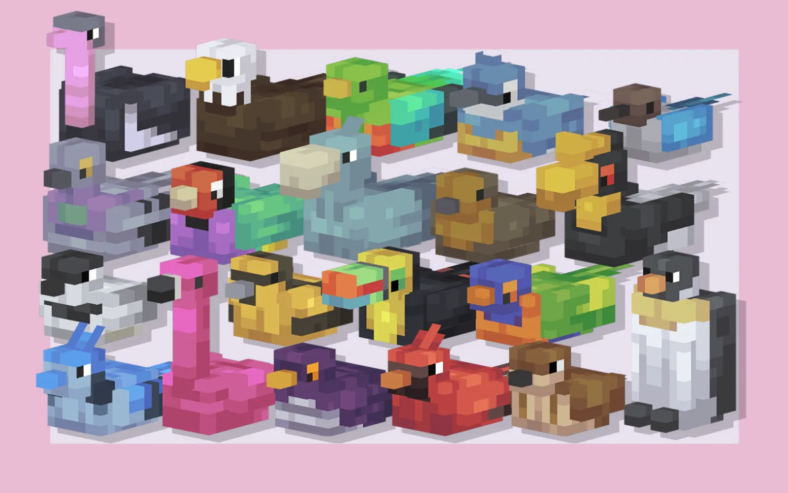 Perfect Birbs, Моды, Minecraft