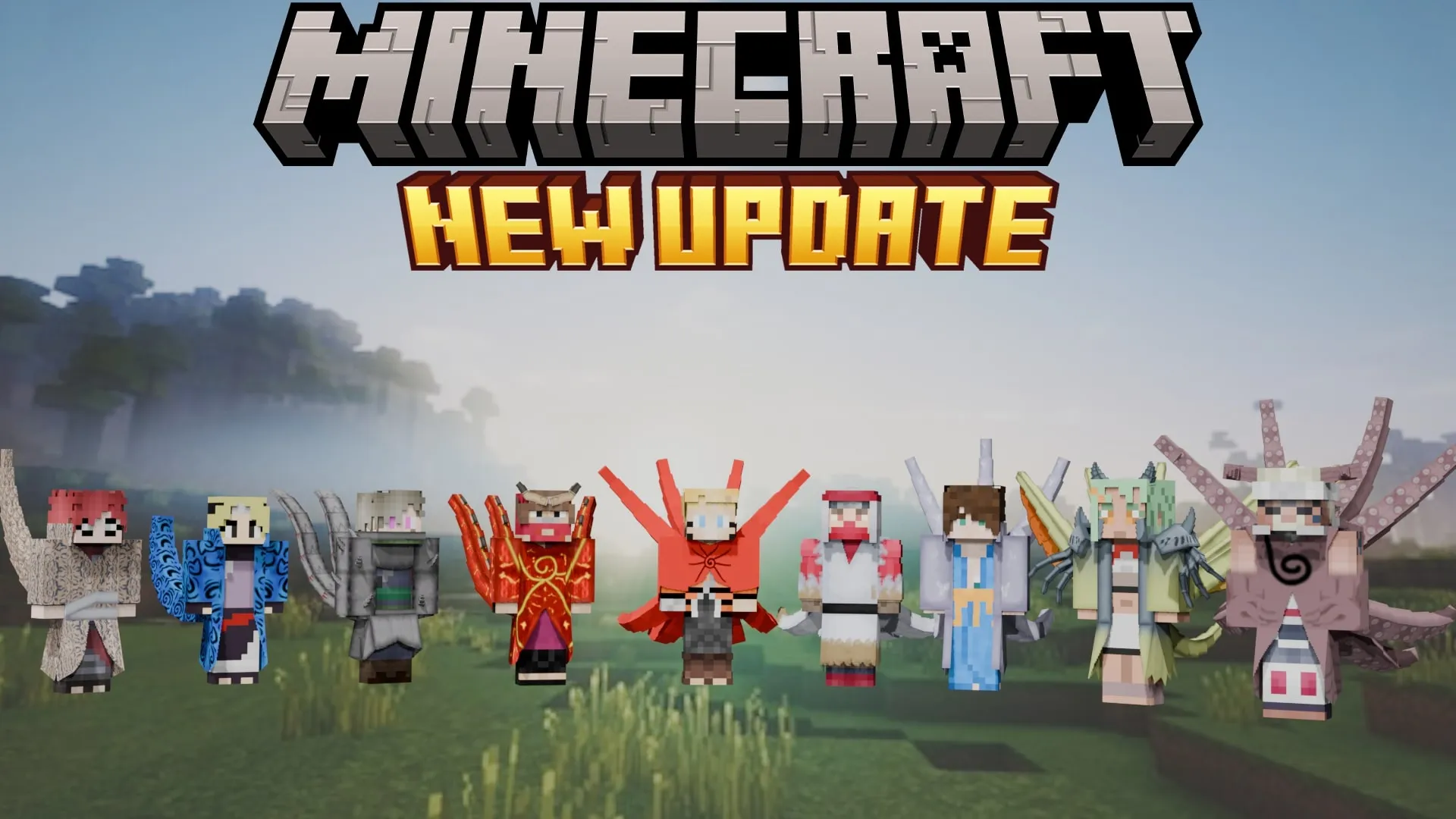 Baryon Expansion || AHZNB's Naruto ShinobiCraft — скриншот 1 (Моды, Minecraft)
