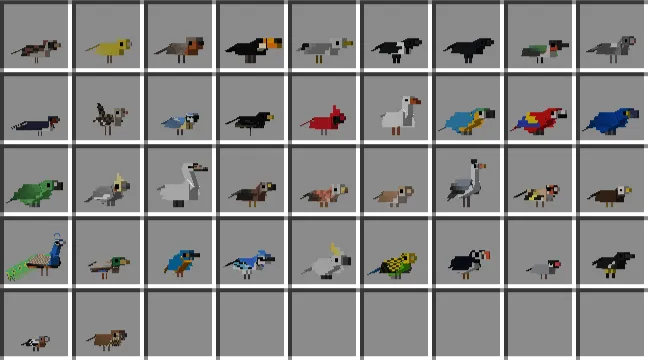 Custom Model Birds — скриншот 1 (Текстуры, Minecraft)