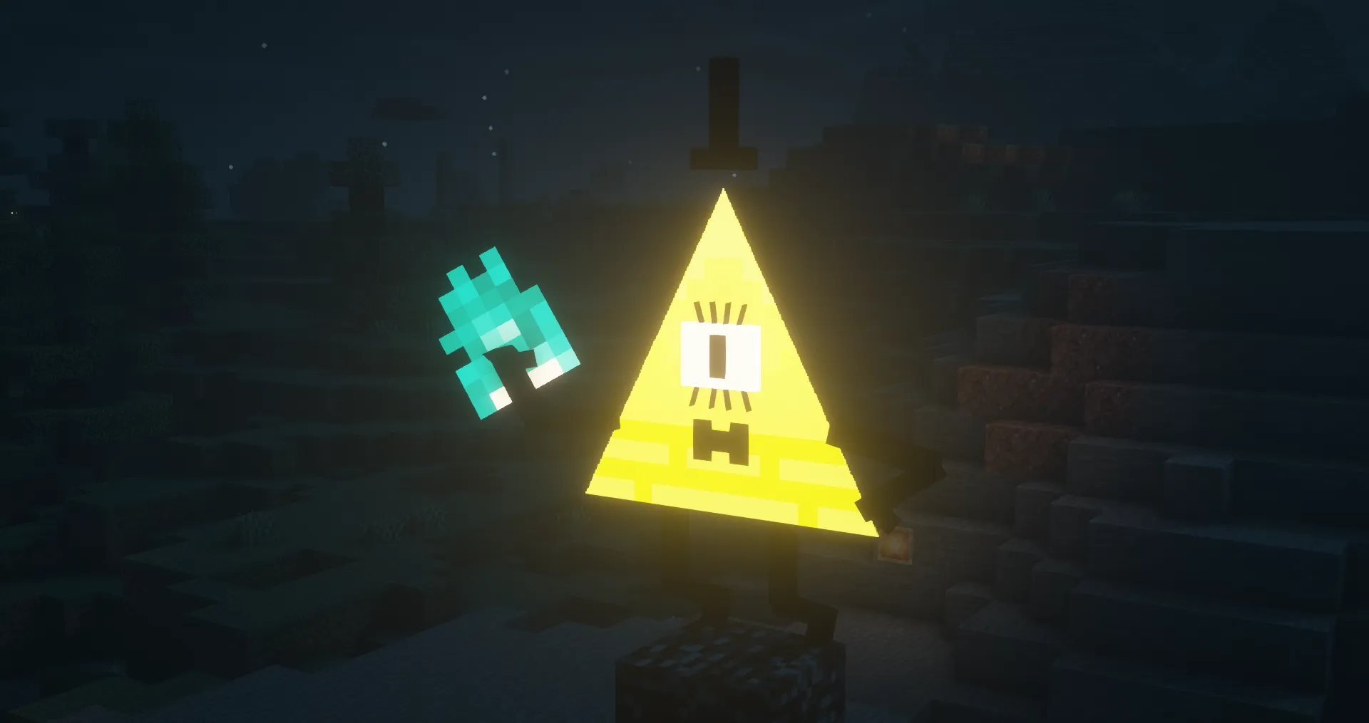 Bill Cipher !uoy gnihctaw sI — скриншот 2 (Текстуры, Minecraft)