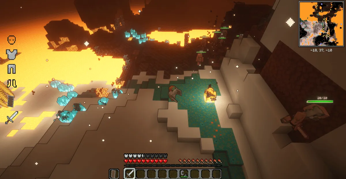 Dungeonia : The rpg modpack exploration hardcore  and outline with barebones combat dungonn perspective 3rd person better  cell, Модпаки, Minecraft