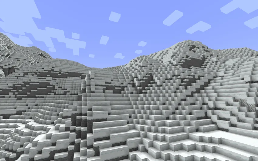 Snow and moss overhangs - Deep Origins Overlays — скриншот 2 (Текстуры, Minecraft)