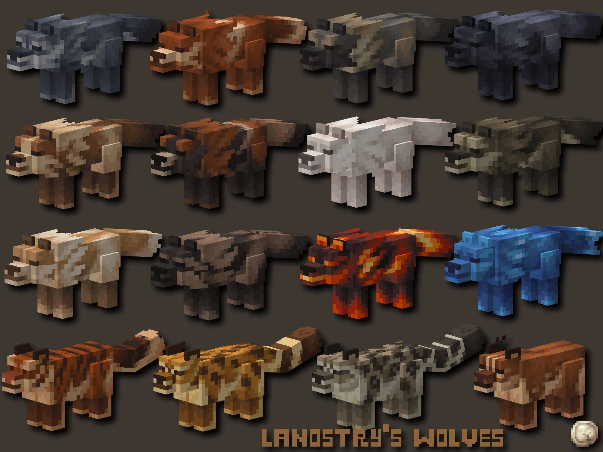Lanostry's wolves — скриншот 1 (Текстуры, Minecraft)