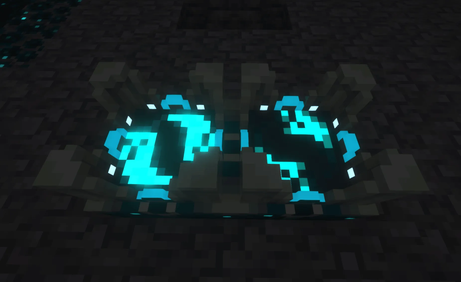 Undopia 3D Sculk Shrieker — скриншот 1 (Текстуры, Minecraft)