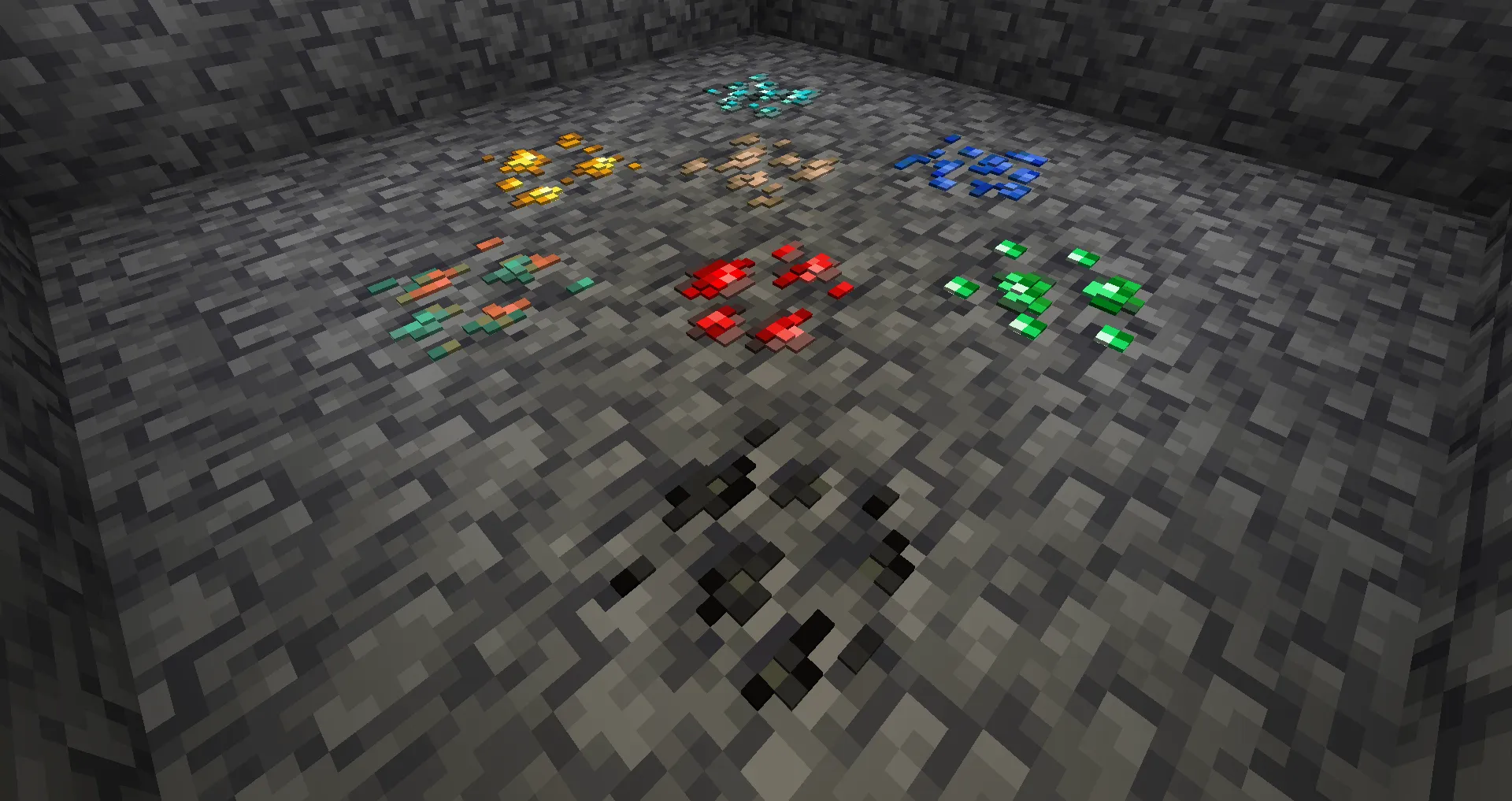 Ores 3D — скриншот 1 (Текстуры, Minecraft)