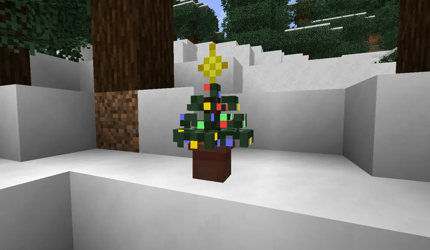 mini christmas tree — скриншот 3 (Текстуры, Minecraft)