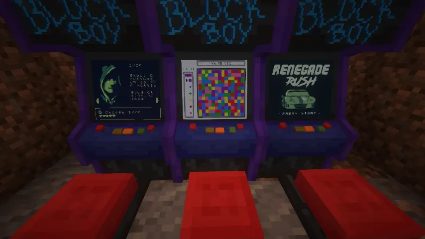 BlockBoy Arcade, Моды, Minecraft