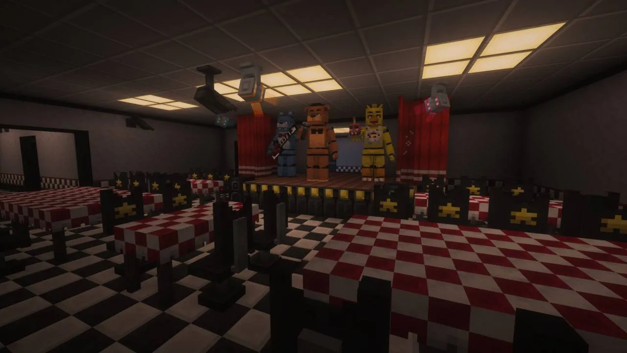 Fnaf Management Wanted Map (single player) — скриншот 3 (Карты, Minecraft)