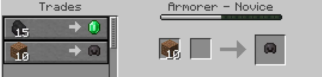 OP Villager trades Add-on, Моды, Minecraft