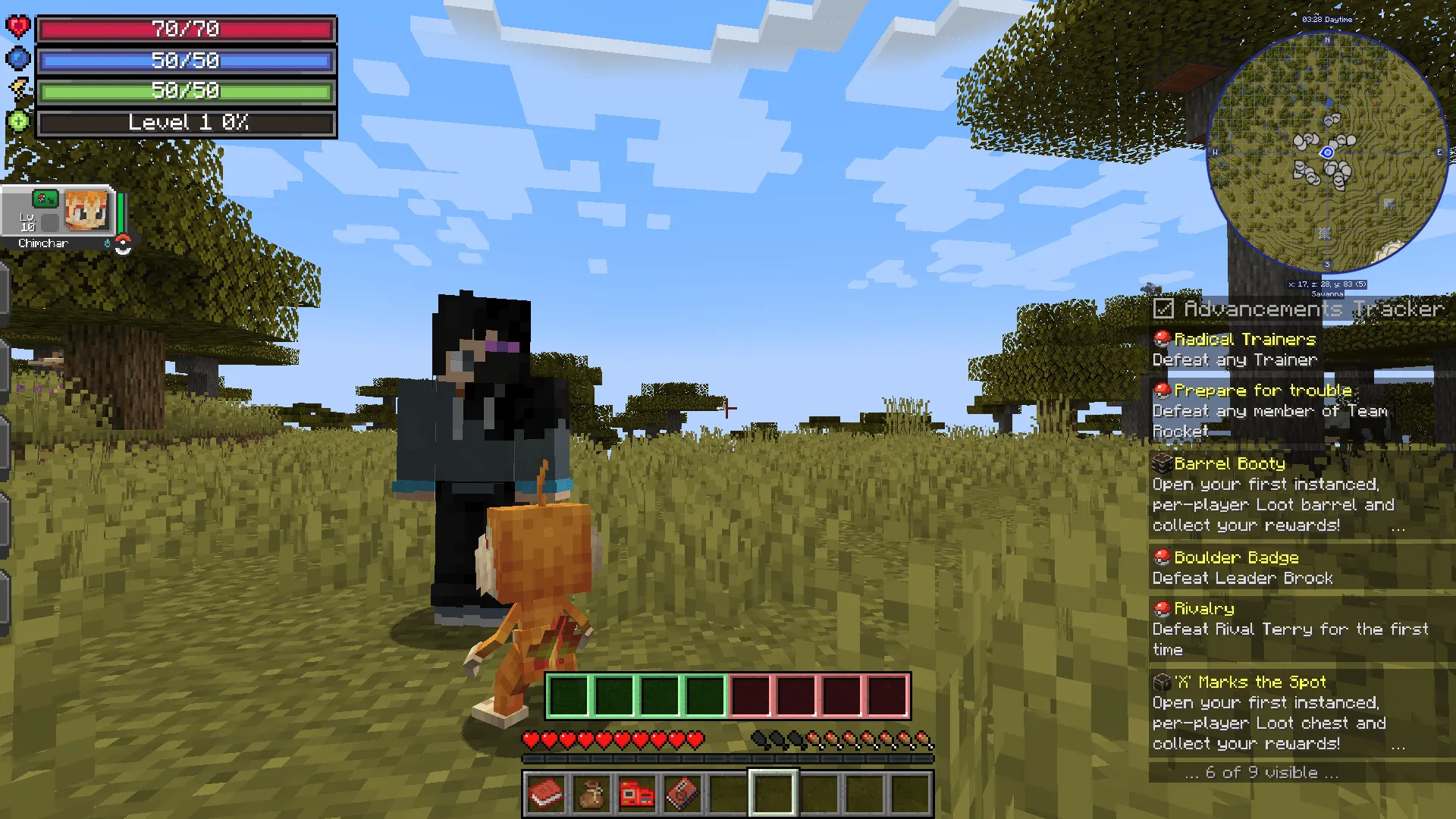 Cobblemon Worlds RPG — скриншот 1 (Модпаки, Minecraft)