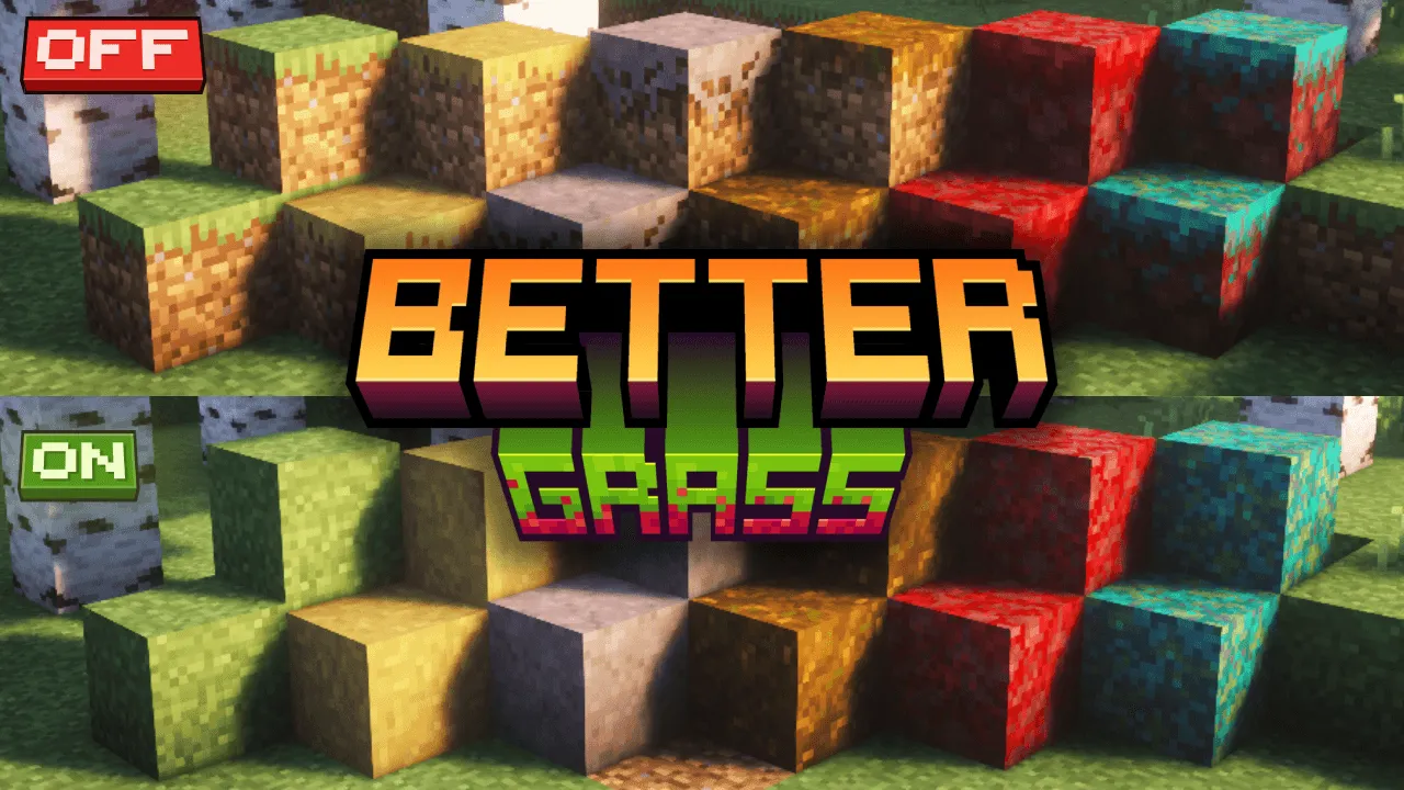 Better Grass - Heycronus, Текстуры, Minecraft