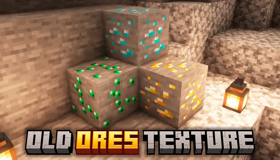 Old Ores Texture — скриншот 2 (Текстуры, Minecraft)