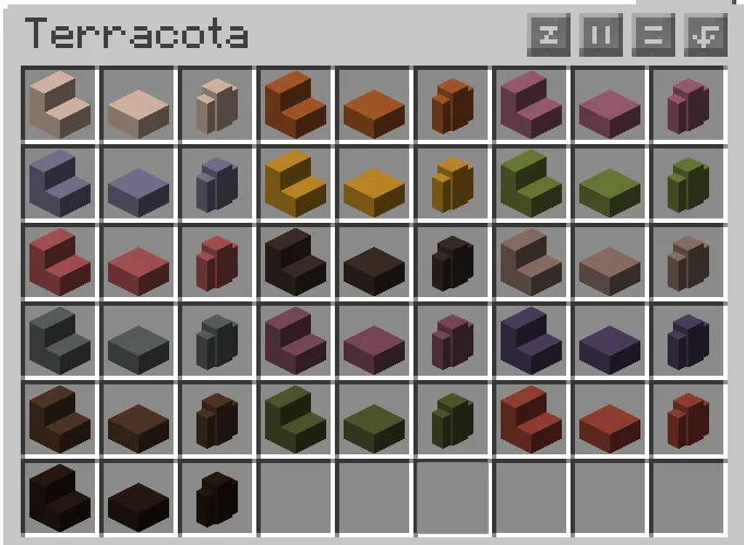 "Slab, Stairs & Walls" — скриншот 2 (Моды, Minecraft)