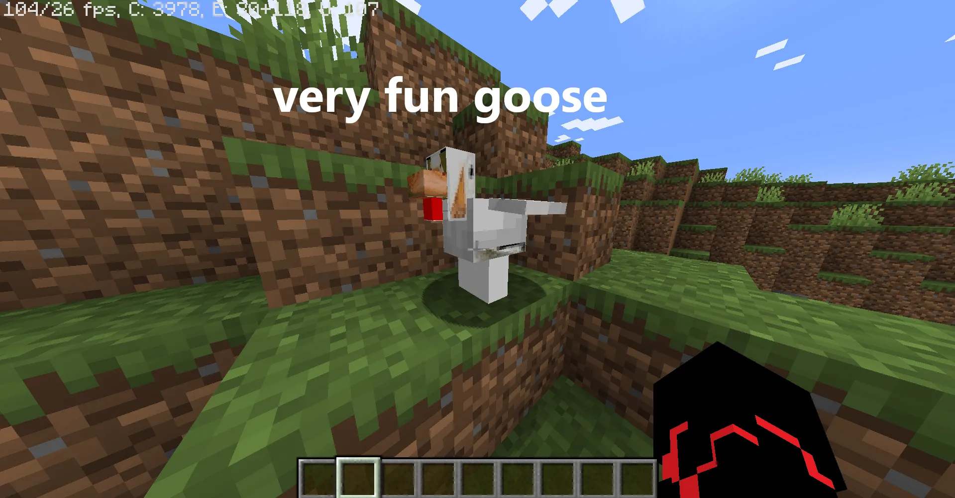 the funny goose, Моды, Minecraft