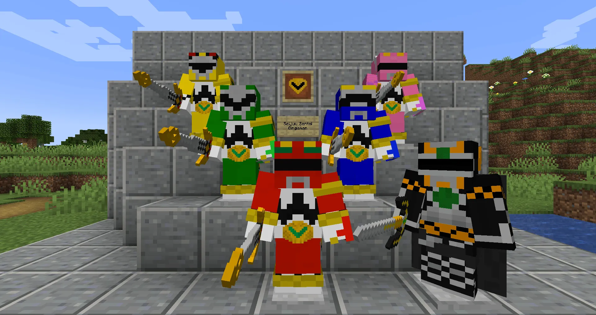 Super Sentai Craft, Моды, Minecraft